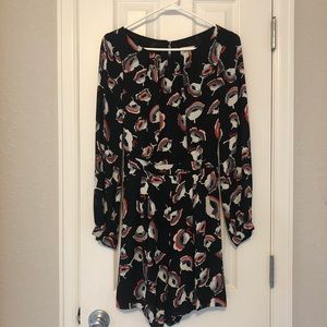 Milly Long Sleeve Floral Romper